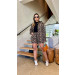 Conjunto Camisa E Short Animal Print 