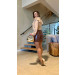 Shortsaia Couro Sabrina