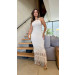 Vestido Longo Nula Manga Helena
