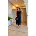 Conjunto Cropped E Saia Longa Renda Maya