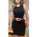 Vestido Canelado Mel
