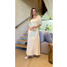Vestido Midi Com Manga Lais