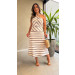 Conjunto Blusa E Saia Midi Janaina