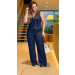 Conjunto Alfaiataria Calça C/ Colete Listrado Ravena