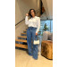 Calça Jeans Reta Barbara