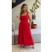 Vestido Midi Recorte Princesa 