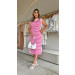 Vestido Midi Gola Alta Agatha Cores