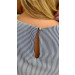Conjunto Cropped e Saia midi Vitória 