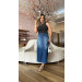 Saia Midi Jeans Helena