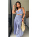 Conjunto Cropped E Saia Marifer