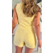 Conjunto Colete e Short Linho Rifka
