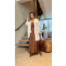 Vestido Midi Canelado Alice