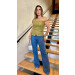 Calça Jeans Reta Isadora