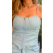 Conjunto Corset e Shortsaia Fátima