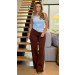 Calça Jean Wide Leg Aline 