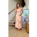 Vestido Midi Detalhe Alcinha Lari