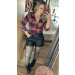 Cropped Camisa Xadrez Day