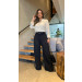 Calça Pantalona Com Cinto Melissa