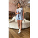 Conjunto Colete E Short Linho Emily