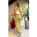 Conjunto Blusa E Calça Bicolor Sarah