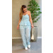 Conjunto Blusa E Calça Poá Mari