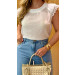 Blusa Detalhe Manga Ariane