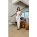 Conjunto Cropped E Calça Alfaiataria Vivi