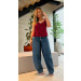 Calça Jeans Barrel Barbara 