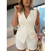Conjunto Blusa E Short Linho Sara
