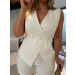 Conjunto Blusa E Short Linho Sara