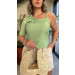 Blusa Nula Manga Flay