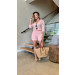 Conjunto Camisa E Short Linho Olivia