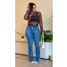 Calça Jeans Flare Karina