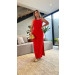 Vestido Longo Fenda Lateral Lavinia