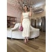Conjunto Cropped E Saia Midi Leslie