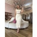 Conjunto Cropped E Saia Midi Leslie