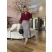 Saia Midi Animal Print Giulia
