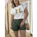Tee Cropped Fé